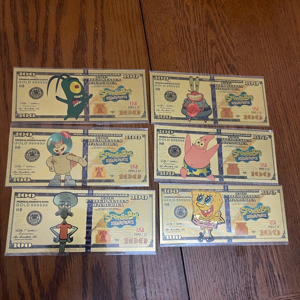SpongeBob SquarePants Novelty Money Set